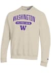 Main image for Champion Washington Huskies Mens Brown Powerblend Long Sleeve Crew Sweatshirt