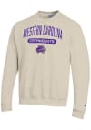 Main image for Champion Western Carolina Mens Brown Powerblend Long Sleeve Crew Sweatshirt