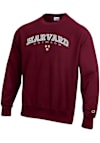 Main image for Mens Harvard Crimson Maroon Champion Reverse Weave Crew Sweatshirt