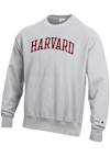 Main image for Mens Harvard Crimson Silver Champion Reverse Weave Crew Sweatshirt