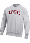 Main image for Mens USC Trojans Silver Champion Reverse Weave Crew Sweatshirt
