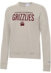 Main image for Champion Montana Grizzlies Womens Brown Powerblend Crew Sweatshirt