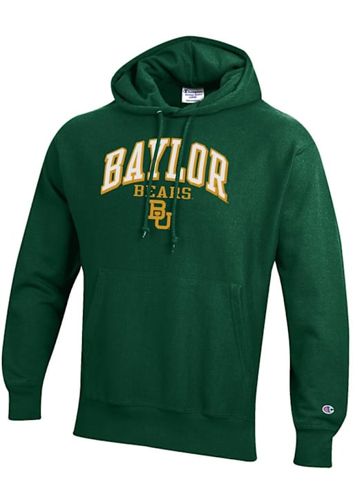 Champion Baylor Bears Mens DARKGREEN Reverse Weave Hoodie 24262703 - Main Image