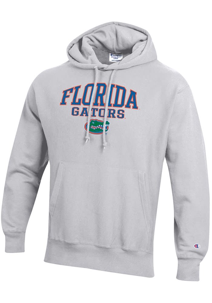 Champion Florida Gators Mens Reverse Weave Hoodie SILVERGREY