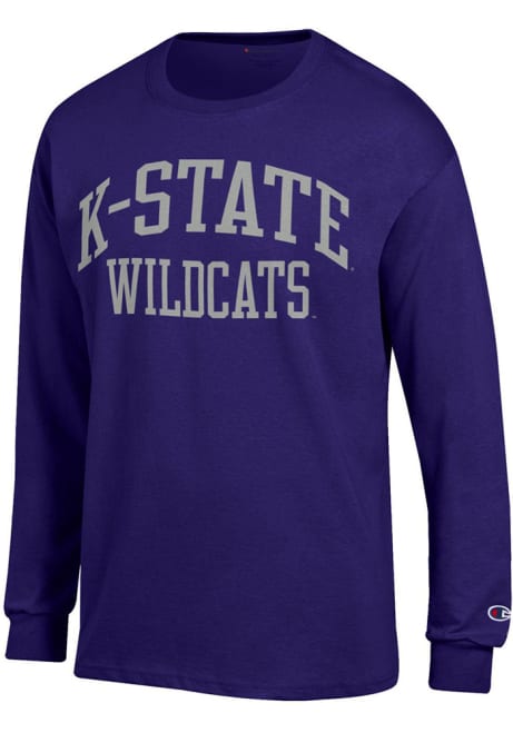 Mens K-State Wildcats Purple Champion Jersey Tee