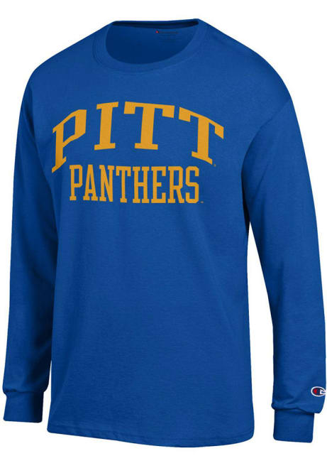 Mens Pitt Panthers Blue Champion Jersey Tee