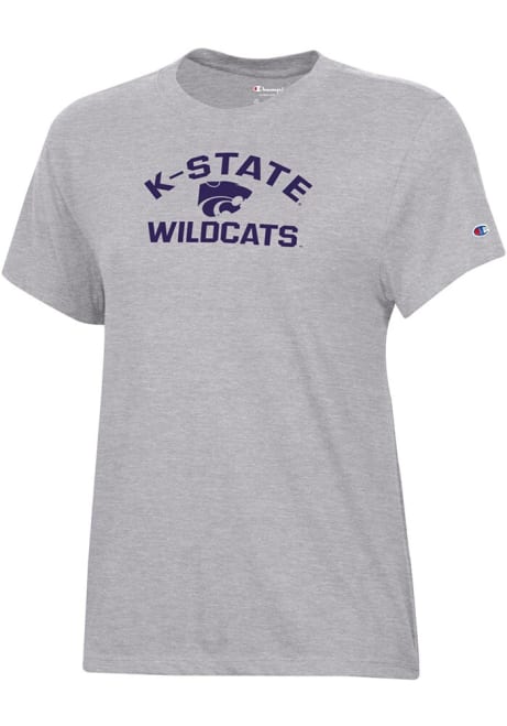 K-State Wildcats Grey Champion Core Short Sleeve T-Shirt