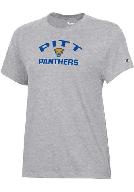 Pitt Panthers Grey Champion Color Core Short Sleeve T-Shirt