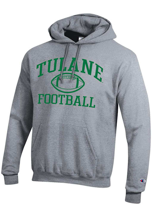 Champion Tulane Green Wave Mens Football Powerblend Hoodie