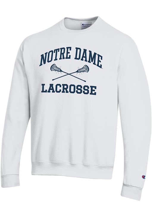 Champion Notre Dame Fighting Irish Mens Lacrosse Powerblend Crew