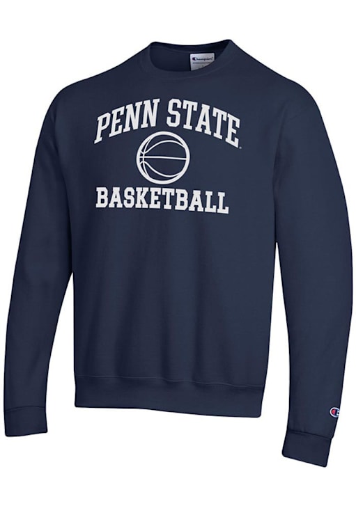 Champion Mens NAVY Penn State Nittany Lions Basketball Powerblend
