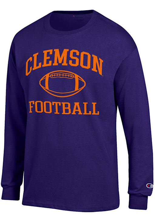 Champion Clemson Tigers Football Football Jersey Long Sleeve T