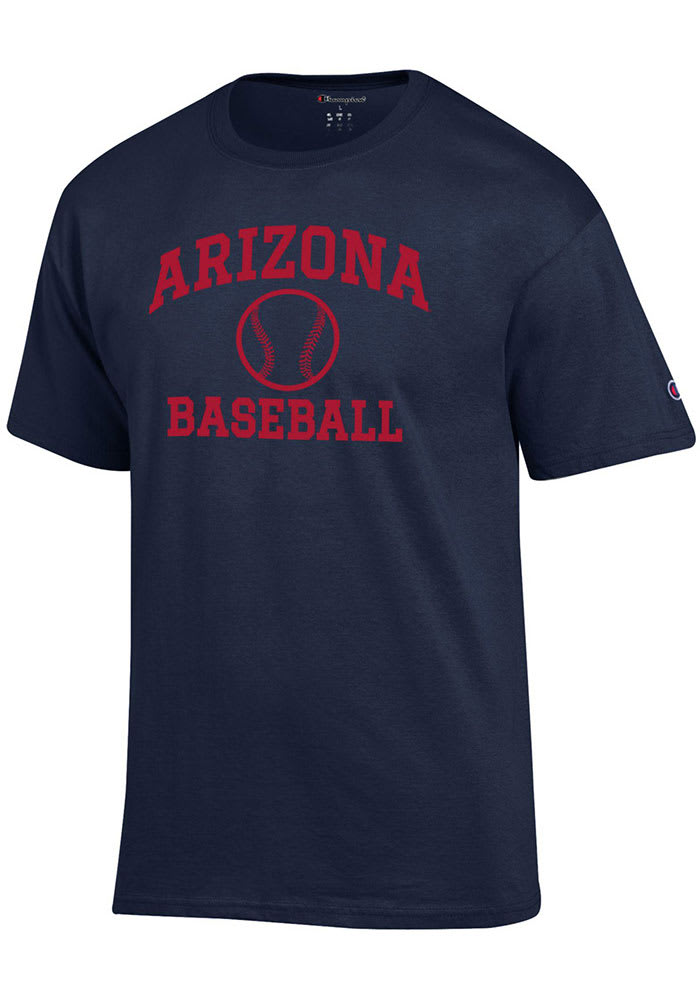 Champion Arizona Wildcats NAVY Baseball Jersey Short Sleeve