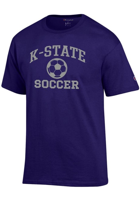 K-State Wildcats Purple Champion Soccer Jersey Short Sleeve T Shirt