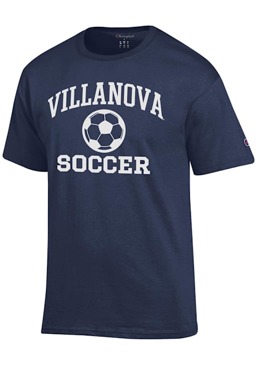 Champion Villanova Wildcats NAVY Soccer Jersey Short Sleeve T