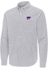 Main image for Mens K-State Wildcats Ash Antigua Porter Long Sleeve Dress Shirt