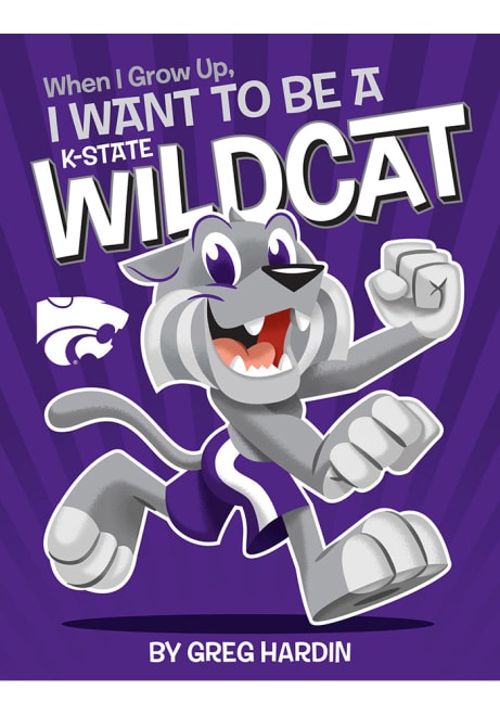 Purple K-State Wildcats When I Grow Up... Wildcat Children's Book