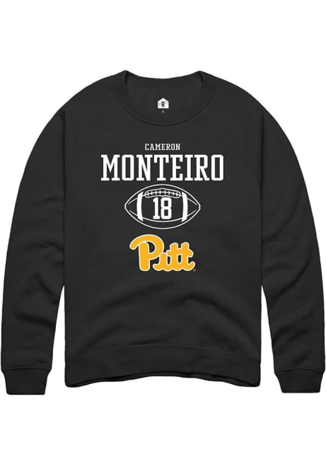 Cameron Monteiro Rally Mens  Pitt Panthers NIL Sport Icon Crew Sweatshirt