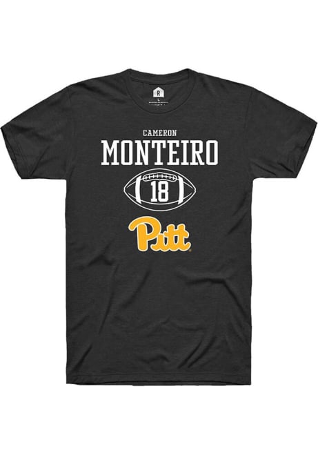 Cameron Monteiro  Pitt Panthers NIL Sport Icon Short Sleeve T Shirt