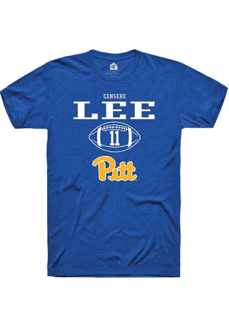 Censere Lee Blue Pitt Panthers NIL Sport Icon Short Sleeve T Shirt