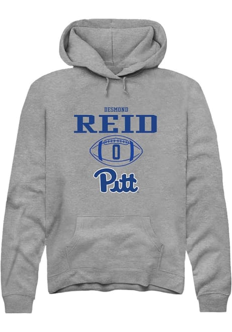 Desmond Reid Rally Mens Graphite Pitt Panthers NIL Sport Icon Hooded Sweatshirt