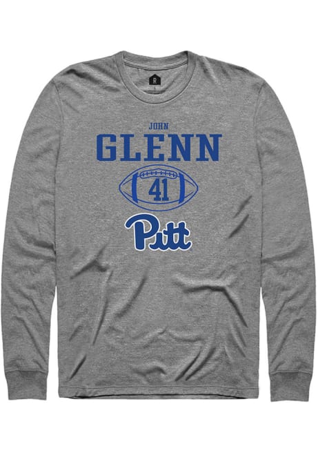 John Glenn Rally Mens Graphite Pitt Panthers NIL Sport Icon Tee