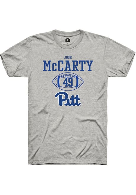 Josh McCarty Ash Pitt Panthers NIL Sport Icon Short Sleeve T Shirt