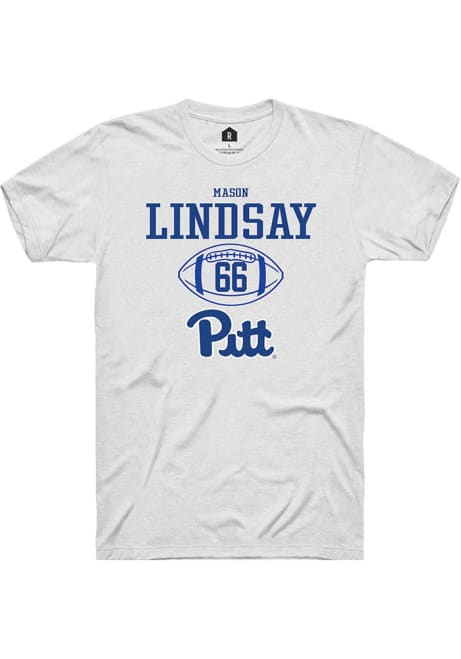 mason lindsay White Pitt Panthers NIL Sport Icon Short Sleeve T Shirt