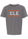 Cleveland Youth Rally Block and Bars T-Shirt - Grey