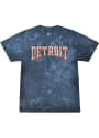 Detroit Rally Bridge Arch T Shirt - Navy Blue