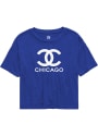 Chicago Womens Rally CC Wordmark T-Shirt - Blue