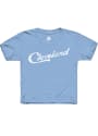 Cleveland Youth Rally RH Script T-Shirt - Light Blue