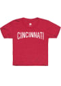 Cincinnati Youth Rally Arch Wordmark T-Shirt - Red