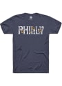 Philadelphia Womens Rally Floral T-Shirt - Blue