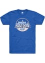 Aggieville Manhattan Rally City Circle Fashion T Shirt - Blue