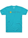 Manhattan Womens Rally Sunflower Wordmark T-Shirt - Teal