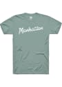 Manhattan Rally RH Script T Shirt - Green