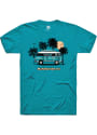 Manhattan Rally Retro Bus Fashion T Shirt - Teal