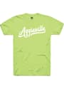 Aggieville Manhattan Rally Tail Script T Shirt - Green