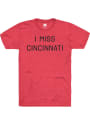Cincinnati Rally I Miss Fashion T Shirt - Red