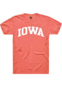 Iowa Rally Arch Wordmark T Shirt - Pink