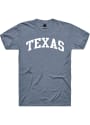 Texas Rally Arch Wordmark T Shirt - Blue