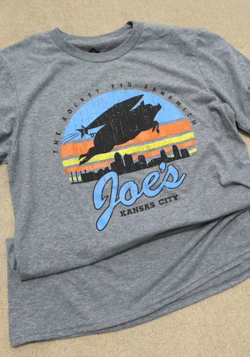 Rally Kansas City GRAPHITE Rocket Pig Sandwich Short Sleeve
