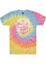 Pizza Shuttle Tie-Dye Logo Short Sleeve T-Shirt