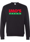 Main image for Imo's Pizza Black Prime Logo Long Sleeve Crew Sweatshirt