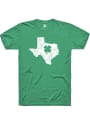 Texas Heather Kelly Shamrock State Shape Short Sleeve T-Shirt