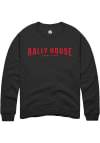 Main image for Rally House Mens Black Employee Tees Long Sleeve Crew Sweatshirt