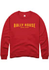 Main image for Rally House Mens Red Employee Tees Long Sleeve Crew Sweatshirt
