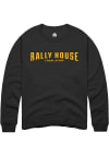 Main image for Rally House Mens Black Employee Tees Long Sleeve Crew Sweatshirt