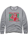 Main image for Rally Kansas Mens Grey Santa Long Sleeve Crew Sweatshirt